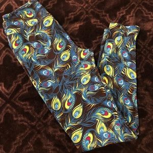 Peacock leggings